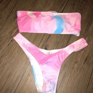 zaful tie dye bikini